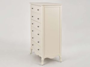 Miniaturka 3 - Komoda kremowa z giętymi nóżkami perspektywa