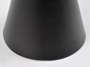 Miniaturka 4 - Designerski czarny stolik pomocniczy z matowym wykończeniem