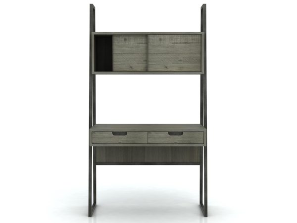 Loftowe Biurko Ergonomiczne z drewna dla stylów loftowych