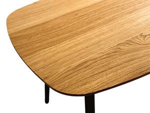 Miniaturka 3 - Stolik Drewniany Mały z Geometryczną Nóżką – Linaro 01