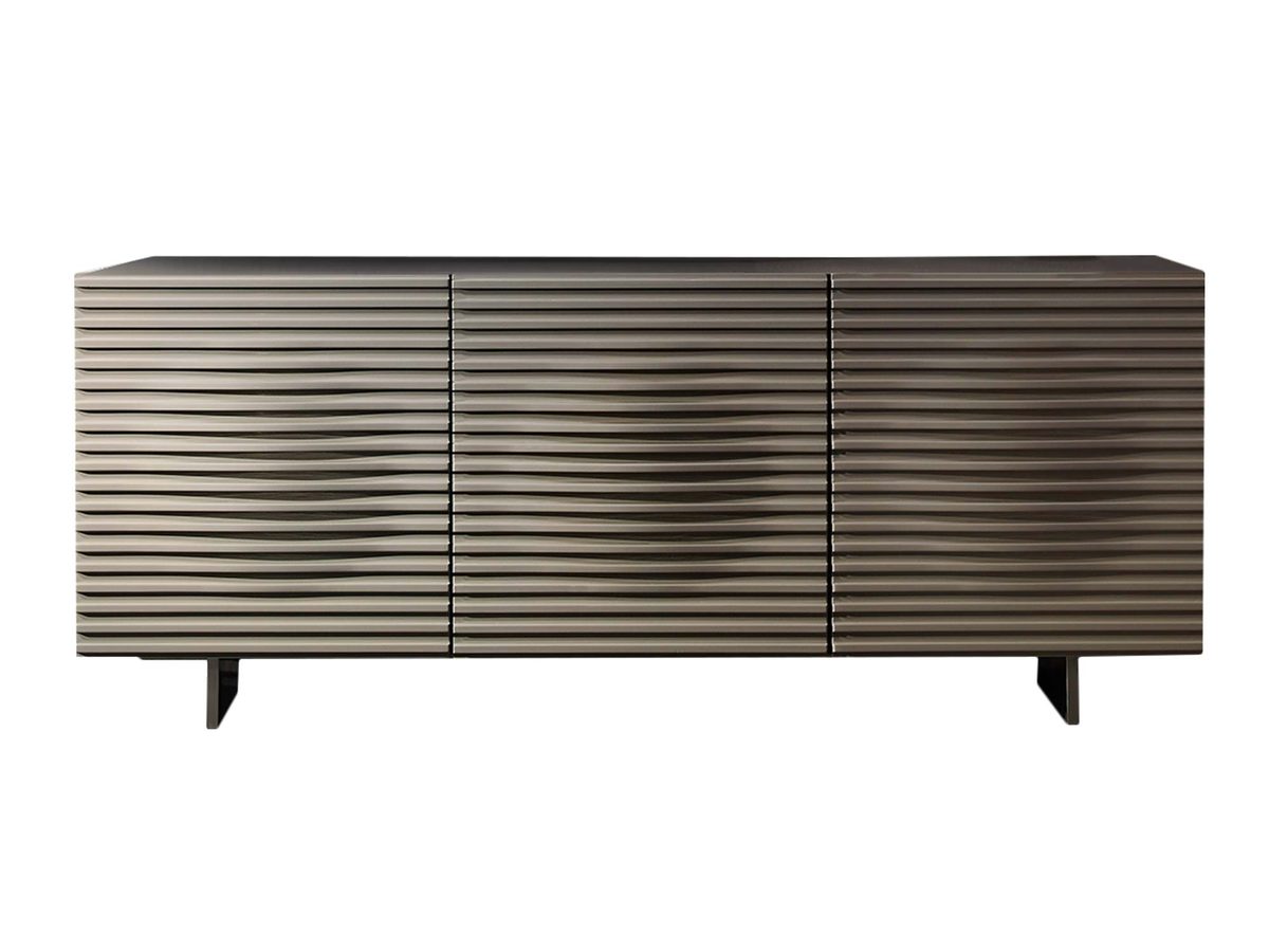 Komoda modern classic w piaskowym kolorze z systemem soft-close – Brooklyn