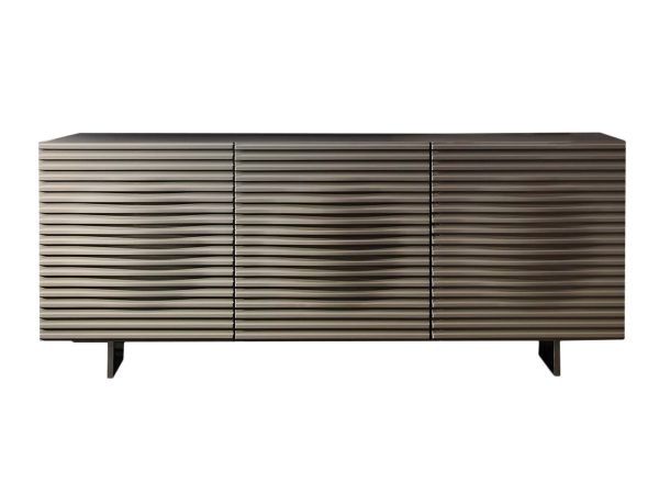 Komoda modern classic w piaskowym kolorze z systemem soft-close – Brooklyn