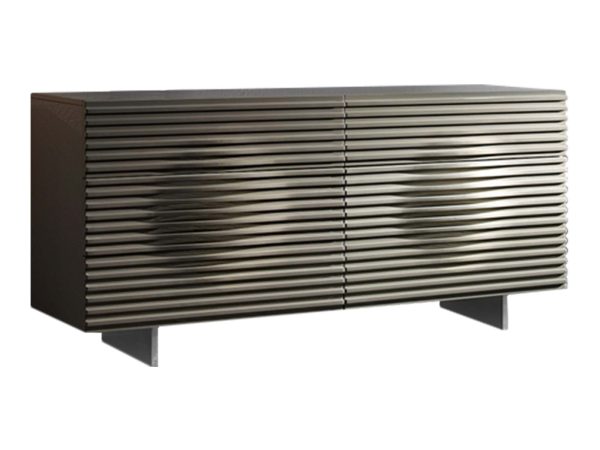 Komoda modern classic w piaskowym połysku z 6 szufladami – Brooklyn