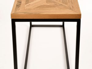 Miniaturka 3 - Blat konsoli z intarsją X z naturalnego olejowanego drewna