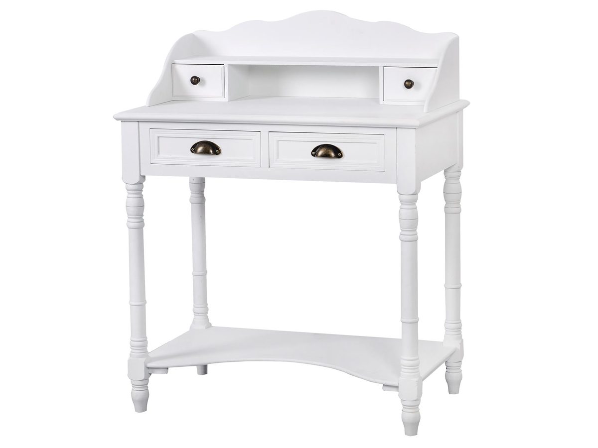 Konsola klasyczna z metalowymi uchwytami i frezowanymi krawędziami – Latina