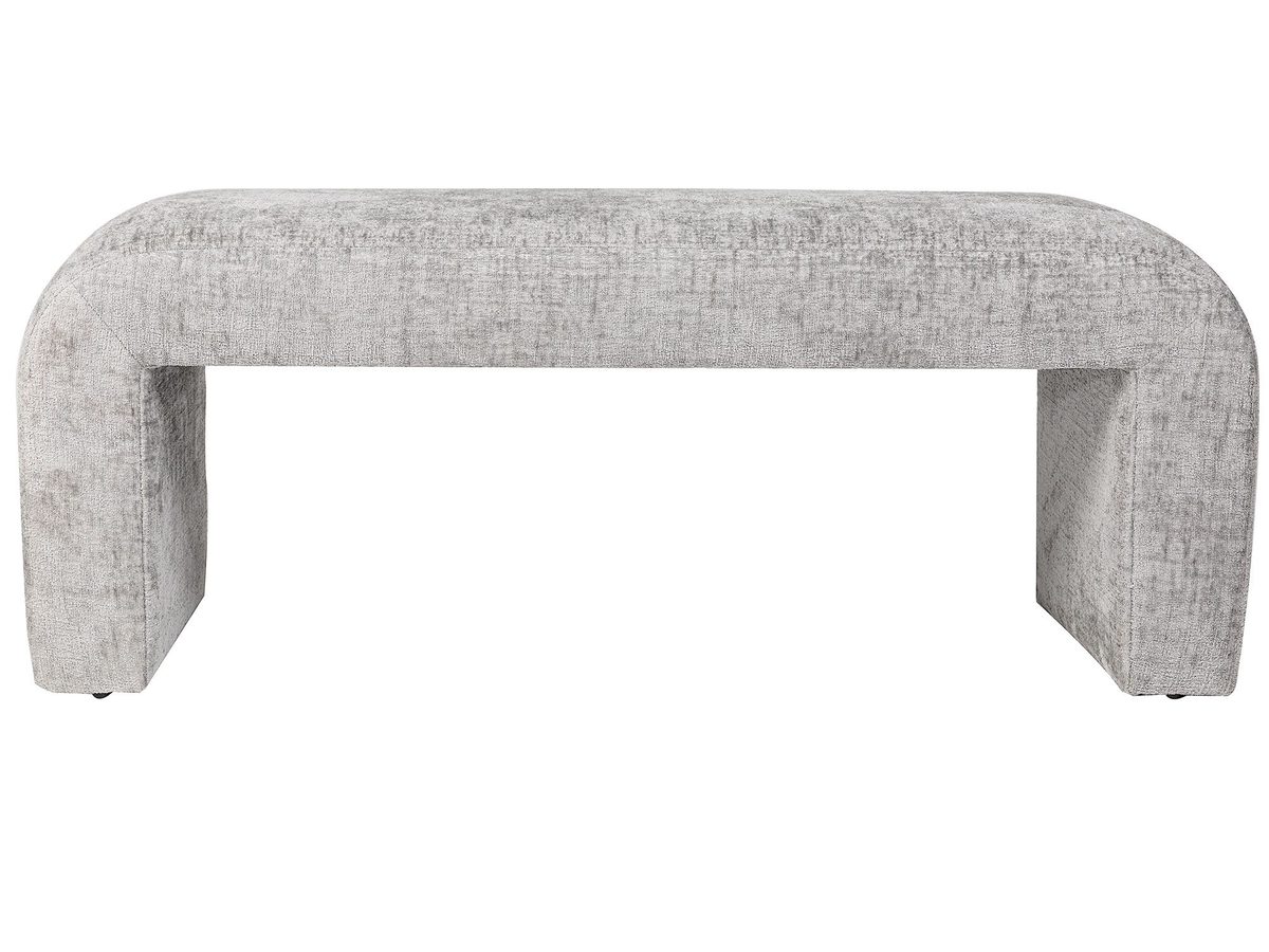 Ławka Tapicerowana z Luksusową Tkaniną Szenilową – Edinburgh