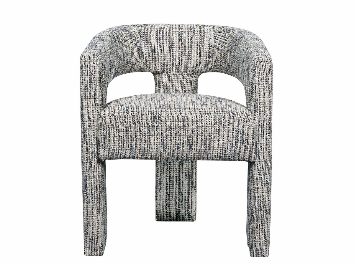 Krzesło Tapicerowane Wielokolorowe z Obłymi Kształtami – Edinburgh