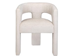 Miniaturka 1 - Fotel z zaokrąglonymi podłokietnikami w stylu skandynawskim