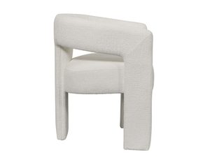 Miniaturka 1 - Designerskie krzesło w stylu modern z jasną tapicerką