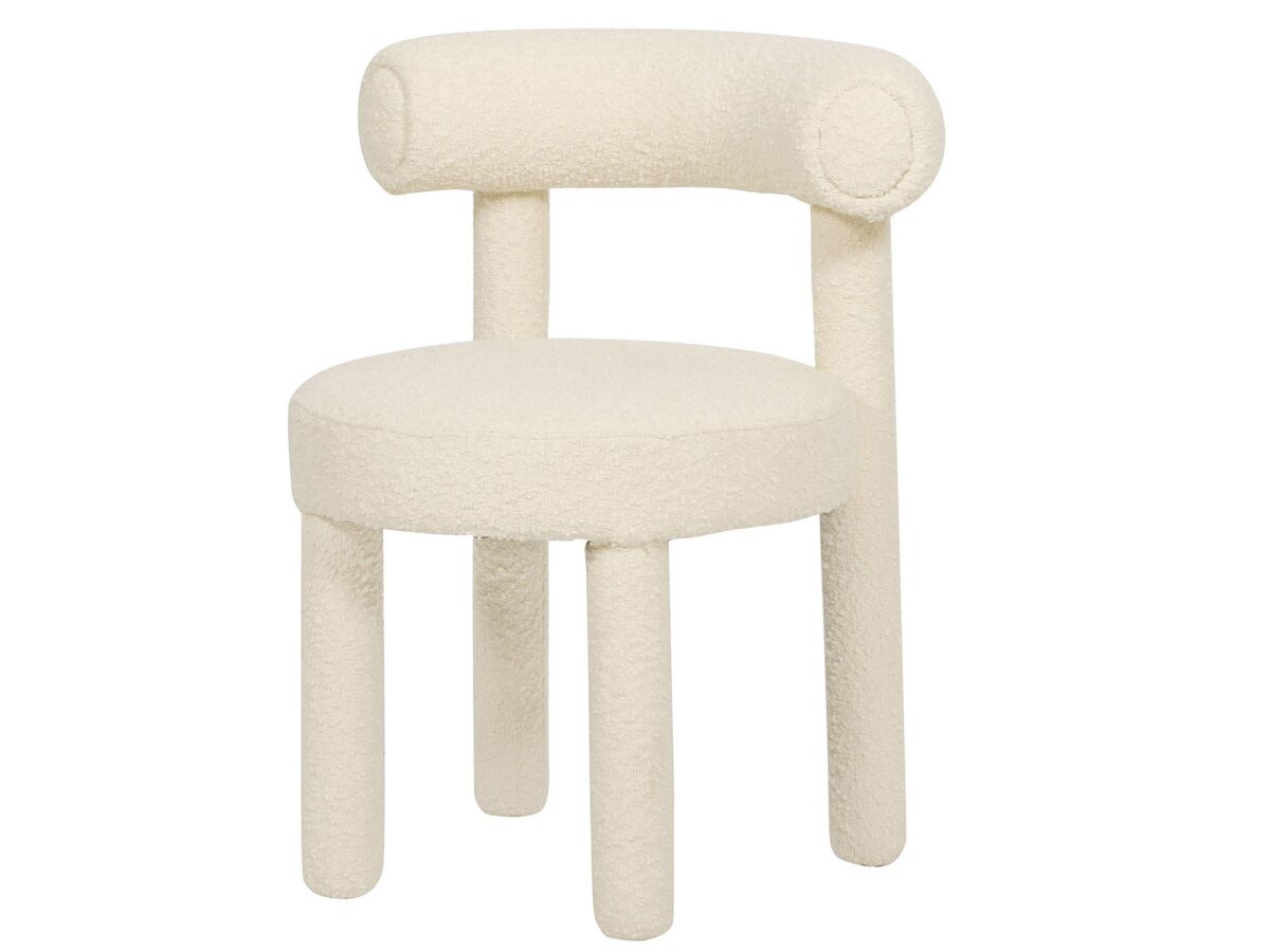 Krzesło tapicerowane jasnozielone, pełny widok z boku