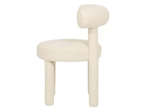 Miniaturka 2 - Krzesło tapicerowane jasnozielone z oparciem walcowatym