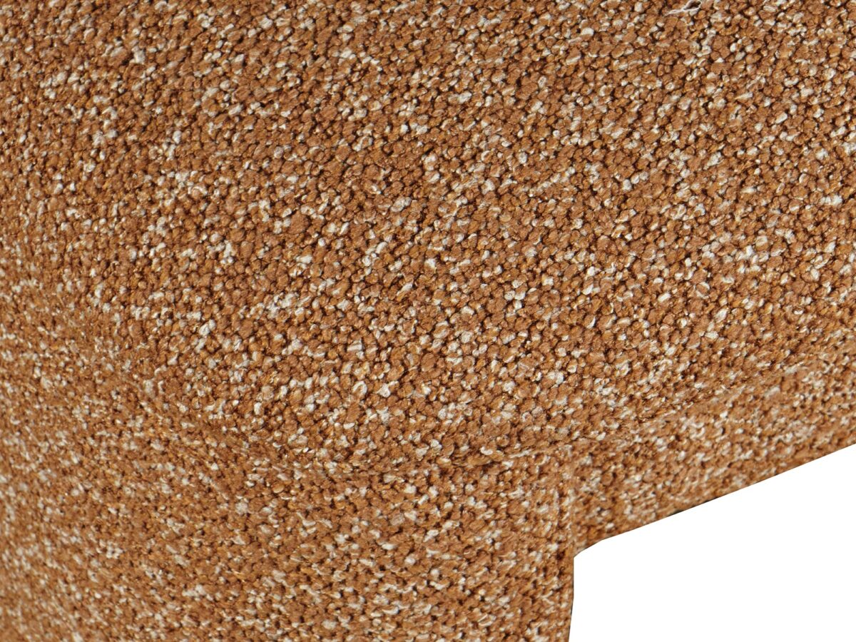 Zbliżenie na teksturę tkaniny w kolorze rdzawym