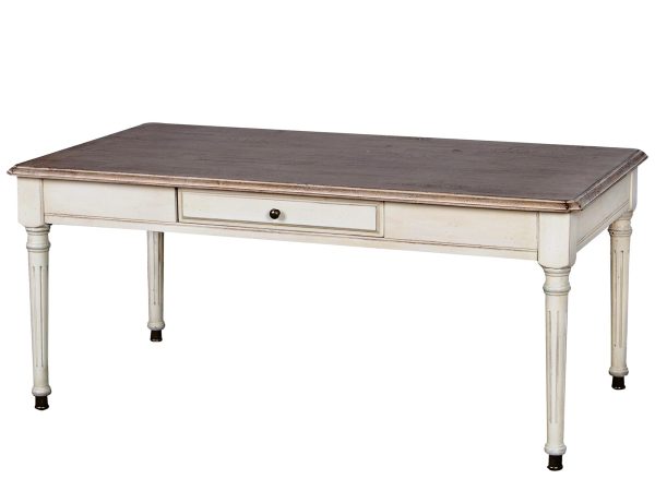 Stolik kawowy z jasnobrązowym blatem