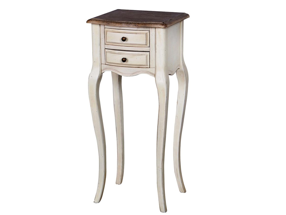 Szafka prowansalska na giętych nóżkach z metalowymi uchwytami – Garda