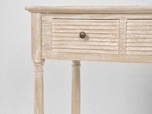 Miniaturka 9 - Konsola w stylu boho z drewnianym blatem i metalowymi uchwytami – Toscana