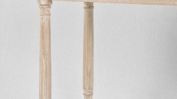 Miniaturka 9 - Konsola w stylu boho z drewnianym blatem i metalowymi uchwytami – Toscana