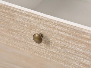 Miniaturka 6 - Konsola w stylu boho z drewnianym blatem i metalowymi uchwytami – Toscana