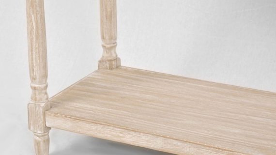 Miniaturka 7 - Konsola w stylu boho z drewnianym blatem i metalowymi uchwytami – Toscana