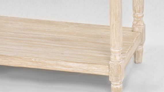 Miniaturka 8 - Konsola w stylu boho z drewnianym blatem i metalowymi uchwytami – Toscana