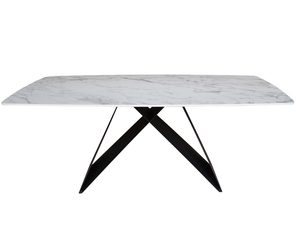 Miniaturka 1 - Nowoczesne stół z marmurowym blatem, minimalistyczne biuro nowoczesne.