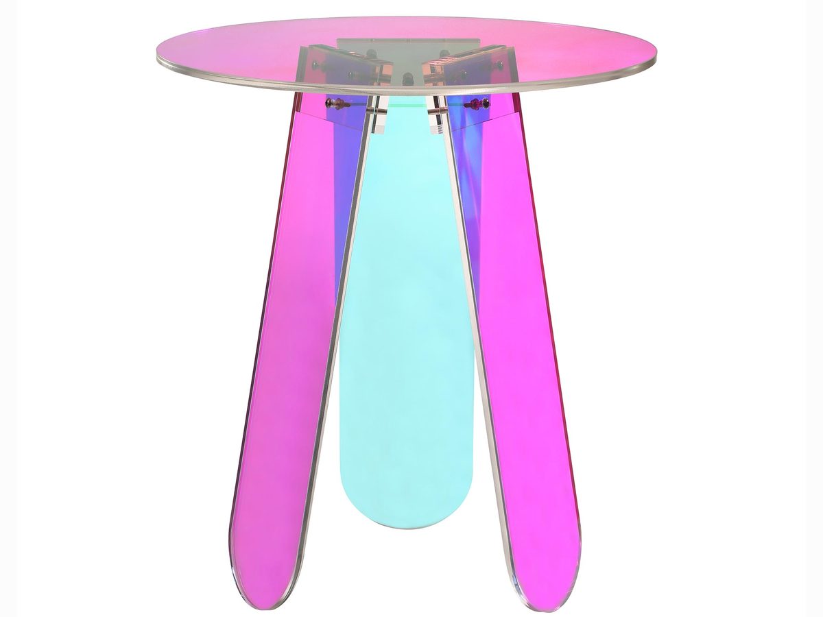 Stolik w różnych odcieniach zmieniający kolor w zależności od światła – Virtus