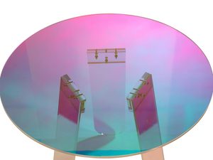 Miniaturka 1 - Kolorowy blat ze szkła do designerskiego stolika w stylu pop-art