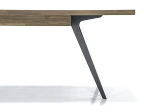 Miniaturka 3 - Stół drewniany z z czarnego metalu w stylu industrialnym