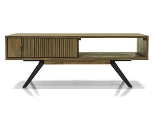 Miniaturka 2 - Stolik kawowy retro z ciemnografitowymi nogami