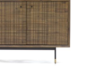 Miniaturka 4 - Komoda z szczotkowanego drewna akacji