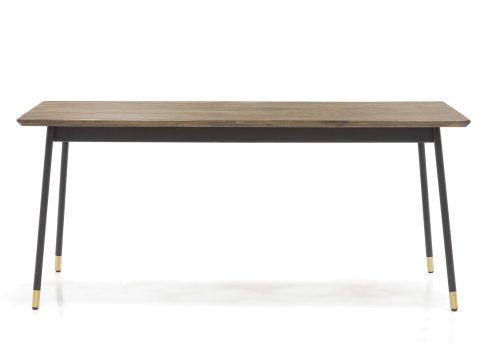 Stół retro z metalowymi nogami