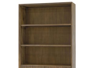 Miniaturka 3 - Regał z drewna akacji z półkami do salonu w stylu nowoczesnym