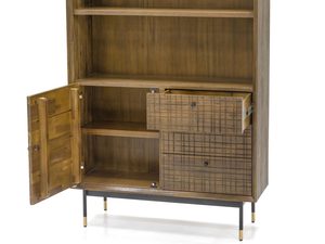 Miniaturka 4 - Szafka drewniana retro z metalowymi nóżkami