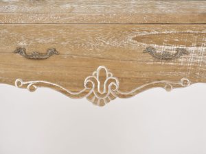 Miniaturka 3 - Konsola drewniana z rzeźbionym frontem i szufladą