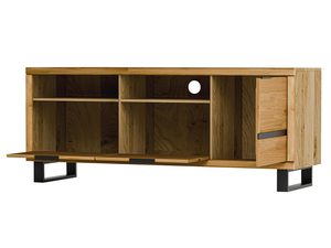 Miniaturka 2 - Szafka RTV z czarnymi nogami i otwartymi półkami