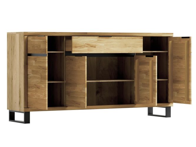 Komoda Dębowa Styl Loft – Nexor 03