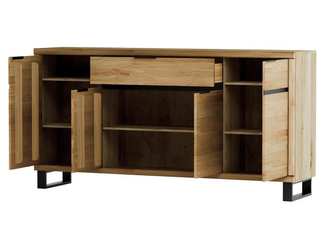 Komoda Dębowa Styl Loft – Nexor 03