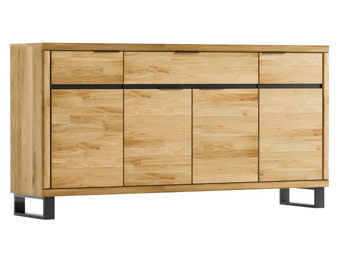 Komoda Dębowa Styl Loft – Nexor 03