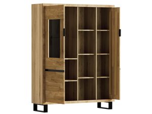 Miniaturka 2 - Witryna z przeszklonymi drzwiami i czarnym dekorem