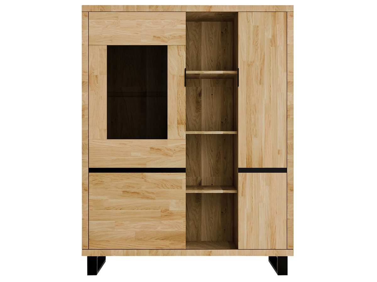 Witryna Drewniana Loftowa – Nexor 07