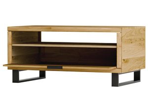 Miniaturka 2 - Szafka RTV z ciemną półką i ozdobnym dekorem