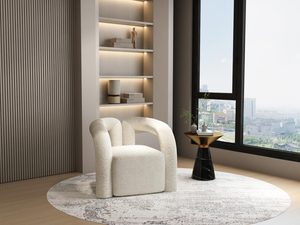 Miniaturka 4 - Luksusowy salon z fotelem i stolikiem z czarnego marmuru