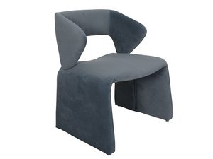 Miniaturka 1 - Nowoczesne krzesło z miękką tapicerką w stylu minimalistycznym