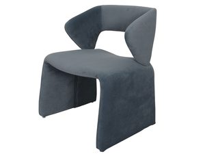 Miniaturka 2 - Krzesło tapicerowane w ciemnoszarym odcieniu