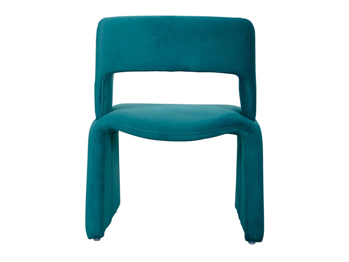 Designerski fotel morski tapicerowany w całości Designerski fotel morski tapicerowany w całości