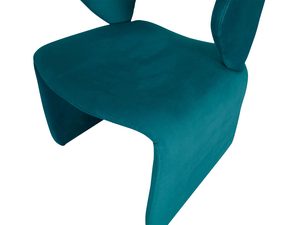 Miniaturka 8 - Fotel welurowy turkusowy design wymiary katalogowy