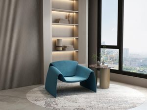 Miniaturka 4 - Luksusowy salon z fotelami i złotym stolikiem bocznym