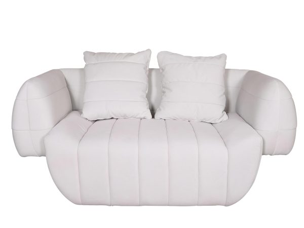 Elegancka sofa nowoczesna z wysokiej jakości welurowej tkaniny