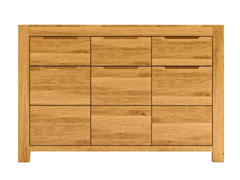 Komoda z dziewięcioma szufladami w nowoczesnym stylu