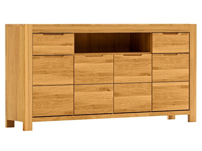 Komoda Dębowa Naturalne Drewno – Lunaro 15