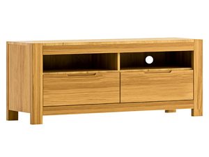 Miniaturka 1 - Szafka RTV z wnękami i prostym blatem